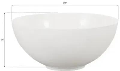 sulu bowl, gel coat white