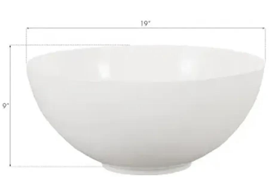 sulu bowl, gel coat white