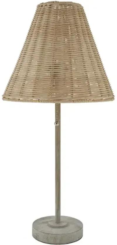 Sirocco SRC-001 23"H x 5"W x 5"D Accent Table Lamp