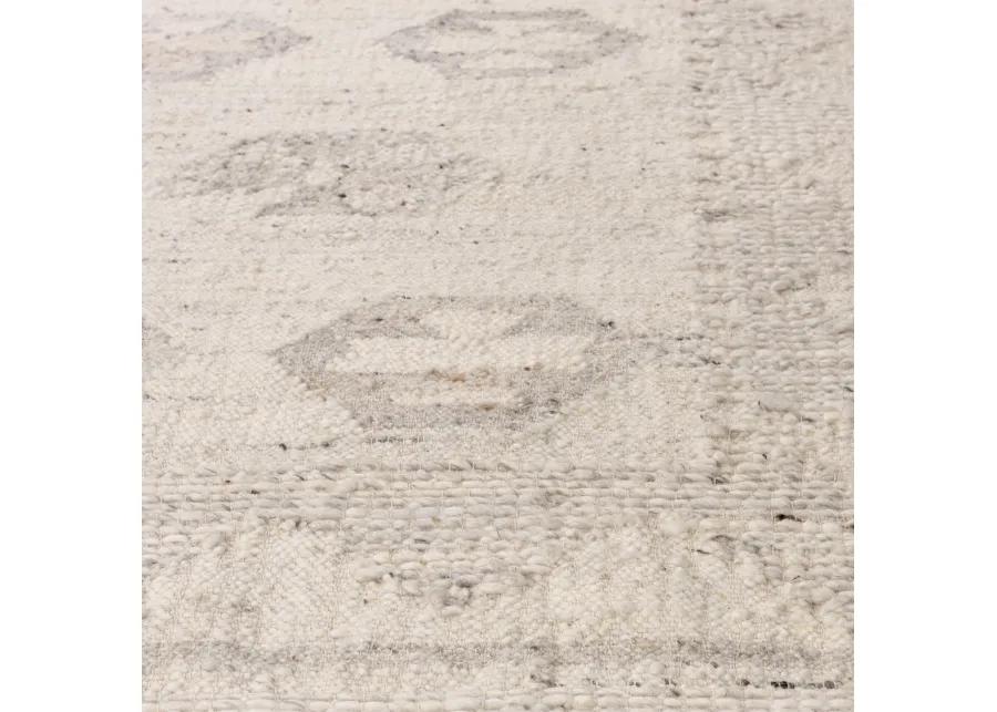 Nova Ivory  Hand Spun Wool/Cotton 9'x12' Rectangle Rug