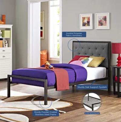 Mia Twin Fabric Bed