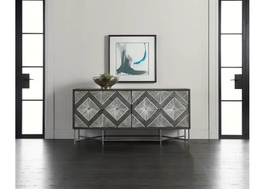 Melange Hawthorne Four Door Credenza