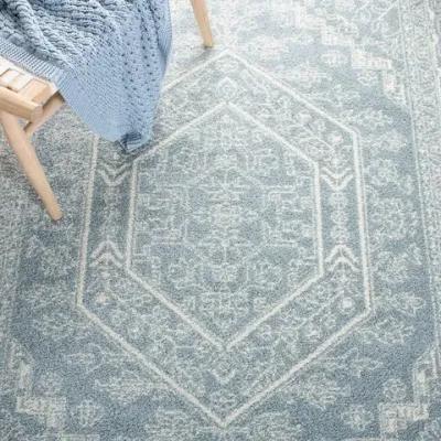 Adirondack Contemporary Slate / Ivory 2'-6" X 18' Powerloomed Rug