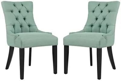 Regent Dining Side Chair Fabric Set of 2