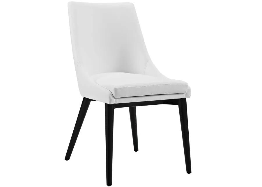 Viscount Dining Side Chair Vinyl Set of 2