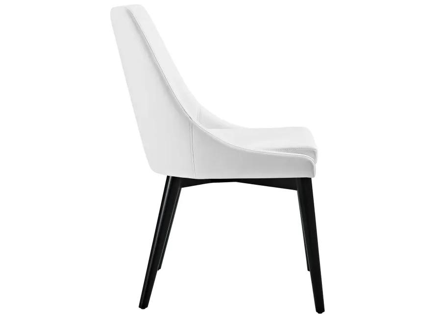 Viscount Dining Side Chair Vinyl Set of 2