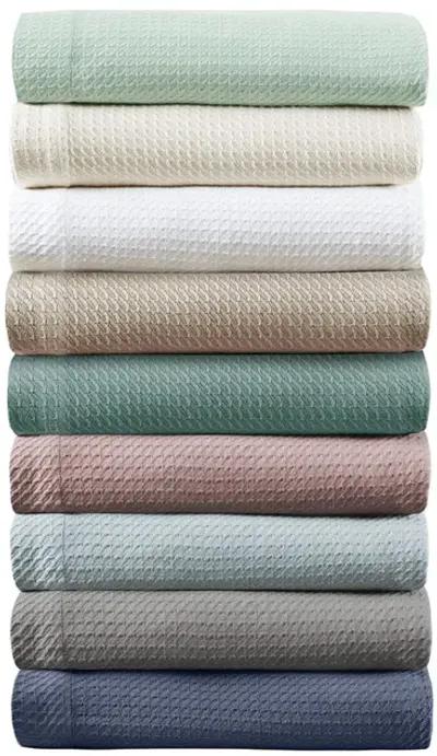 Madison Park Egyptian Cotton Khaki Blanket