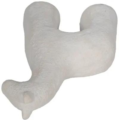 6" Textured Horse, White