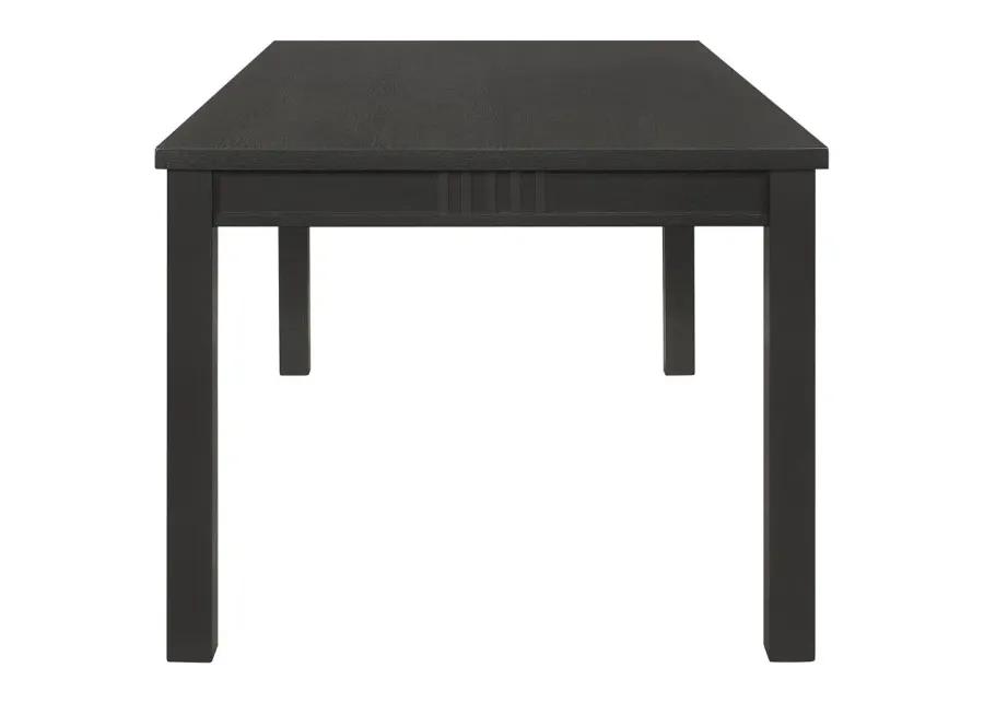 Marbrisa 5-piece Rectangular Dining Table Set Matte Black