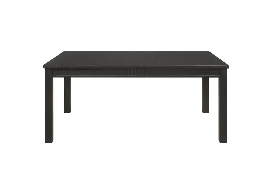 Marbrisa 5-piece Rectangular Dining Table Set Matte Black