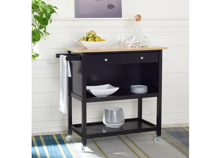 DALEY 2 DRAWER 2 SHELF KITCHEN CART