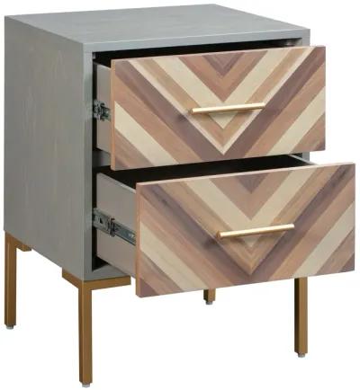 quinn grey side table