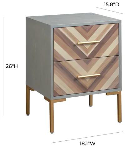 quinn grey side table