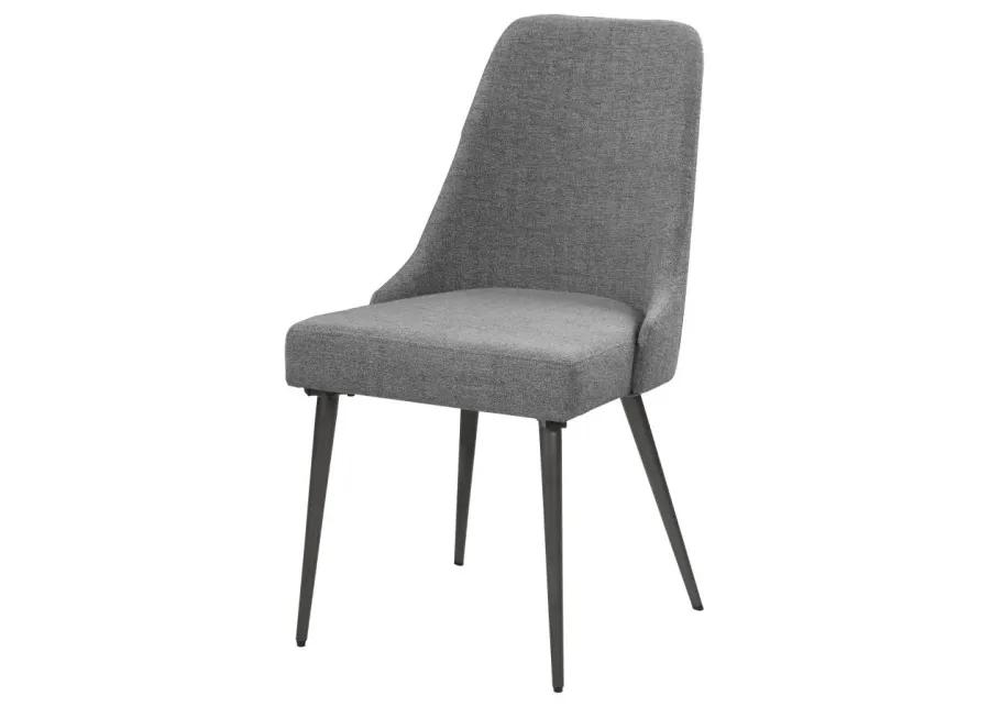 Alejandro Upholstered Dining Chairs Grey (Set of 2)