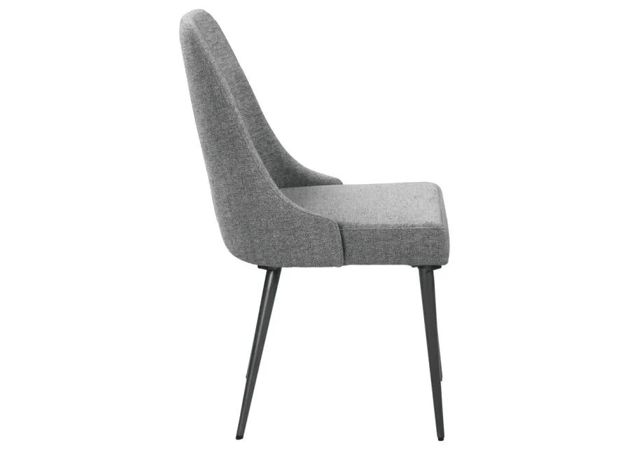 Alejandro Upholstered Dining Chairs Grey (Set of 2)