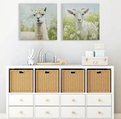 Sunshine Animals Goat Canvas Wall Art