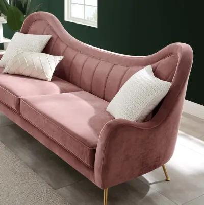 Cheshire Channel Tufted Performance Velvet Sofa