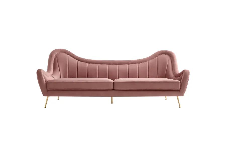 Cheshire Channel Tufted Performance Velvet Sofa