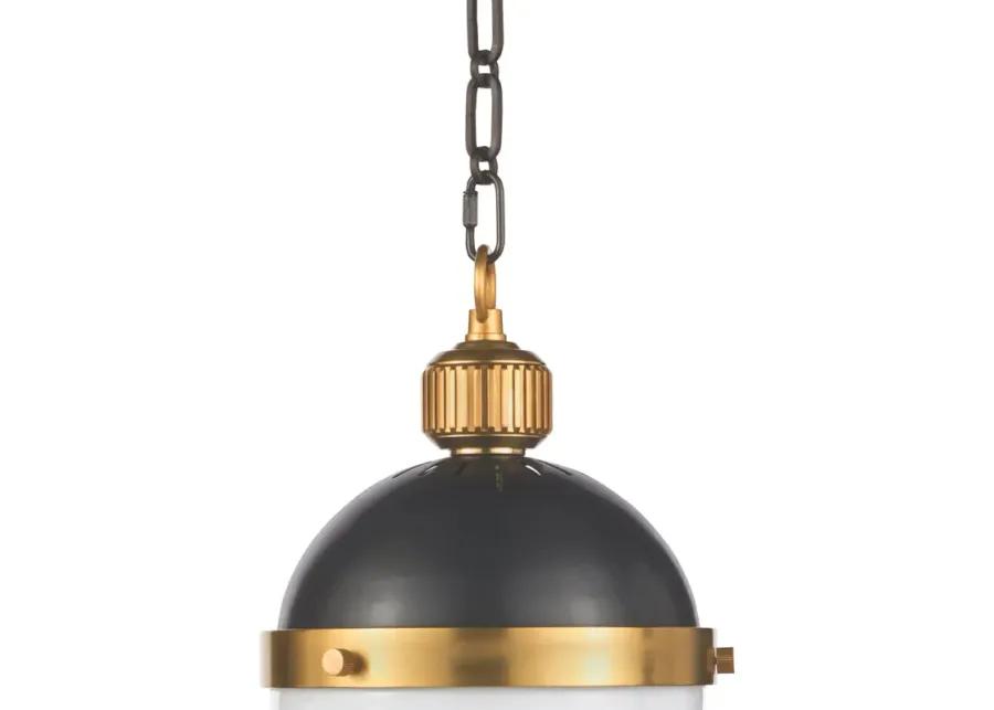 Otis Pendant Small (Blackened and Natural Brass)