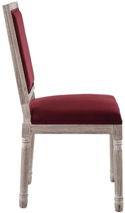 Court French Vintage Performance Velvet Dining Side Chair