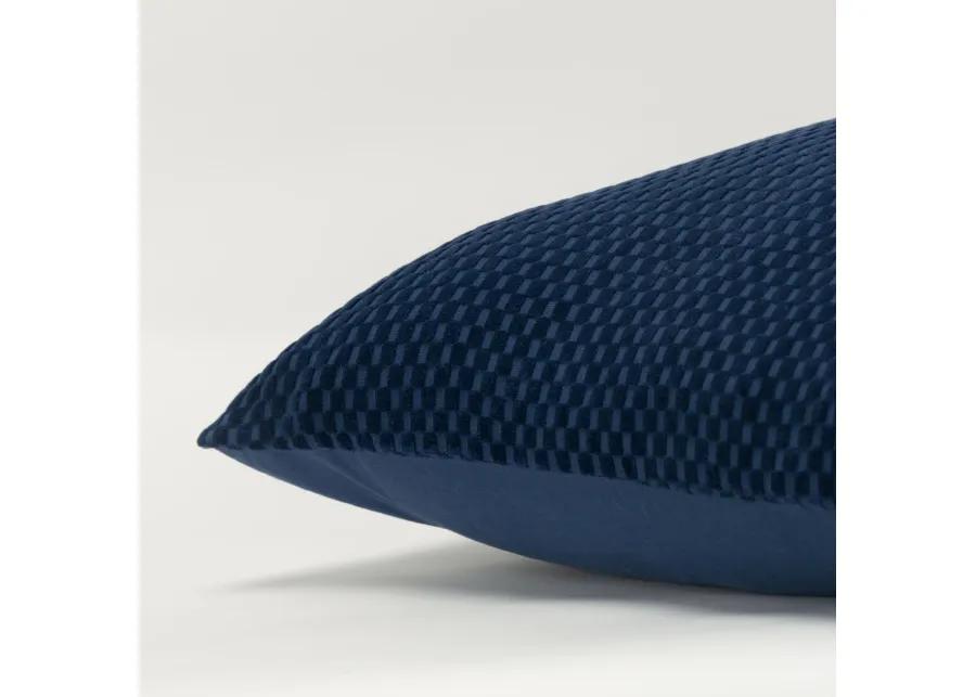 solid navy Pillow