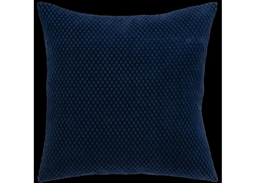 solid navy Pillow