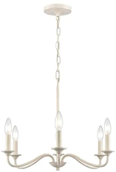 Quinn 30'' Wide 6-Light Chandelier - Antique White