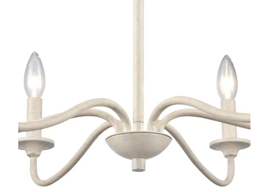 Quinn 30'' Wide 6-Light Chandelier - Antique White