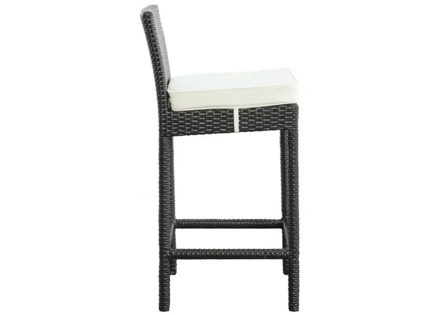 Convene Outdoor Patio Fabric Bar Stool