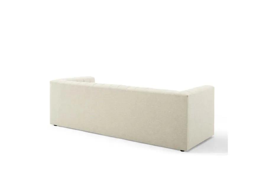 Reflection Channel Tufted Upholstered Sofa