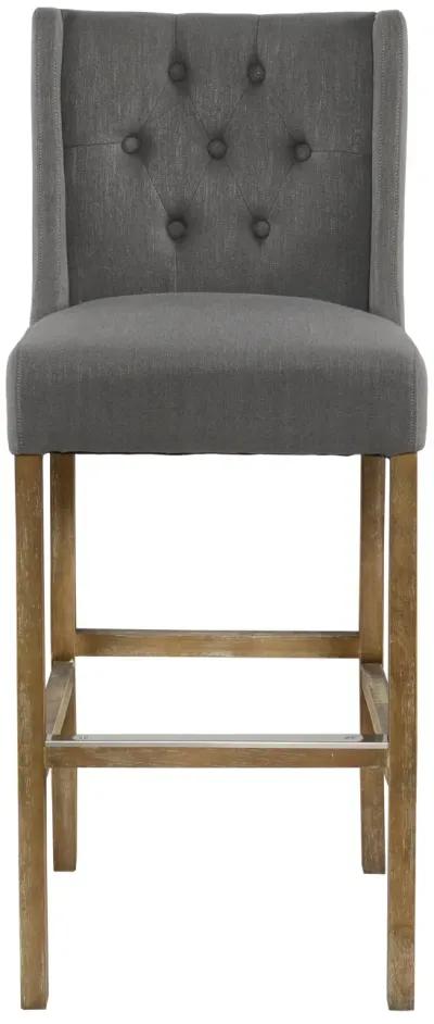 Karla Tufted 30 inch Barstool by Kosas Home