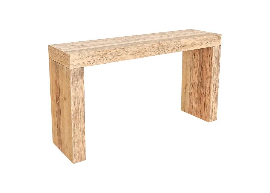 EVANDER CONSOLE TABLE AGED OAK