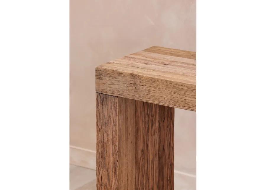 EVANDER CONSOLE TABLE AGED OAK