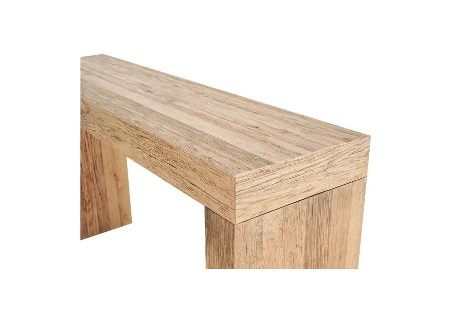 EVANDER CONSOLE TABLE AGED OAK