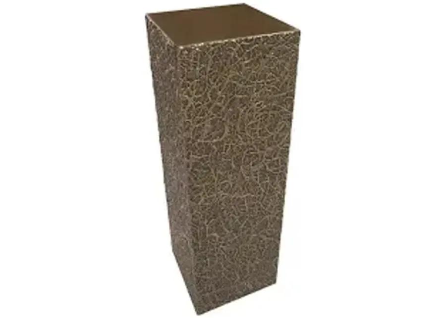 string theory pedestal, bronze, lg