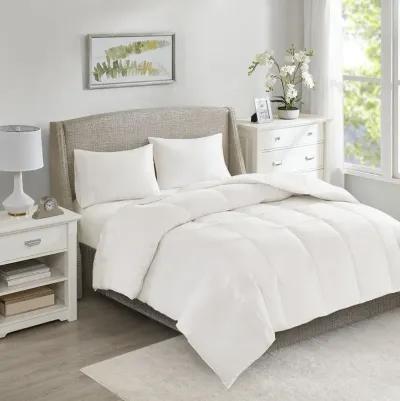 True North by Sleep Philosophy All Season Warmth White Oversized 100% Cotton Down Comforter