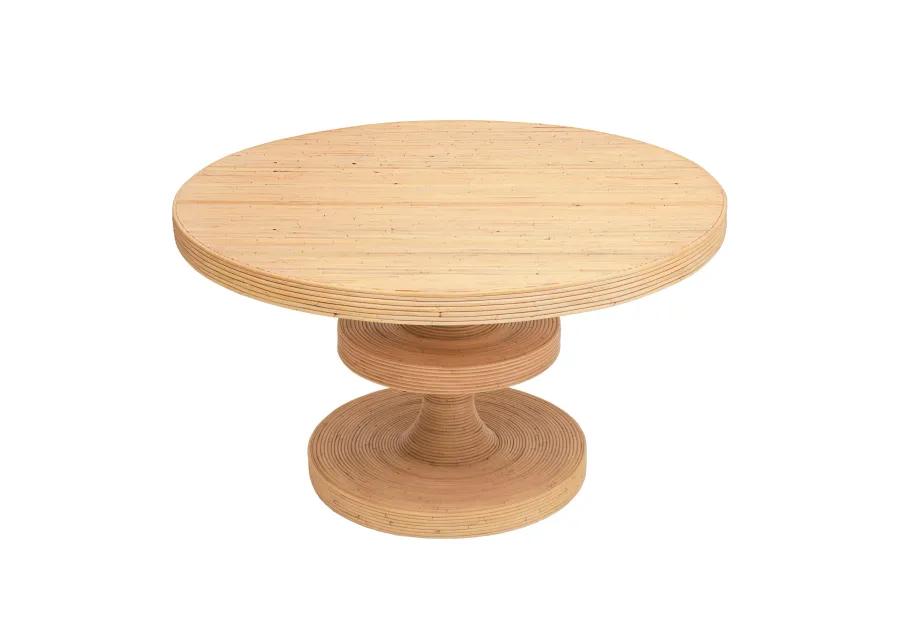 Apollonia Natural Rattan Round Dining Table