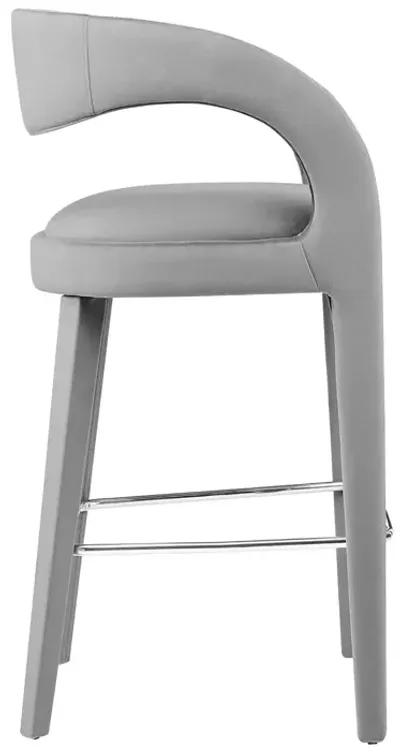 Pinnacle Performance Velvet Bar Stool Set of Two