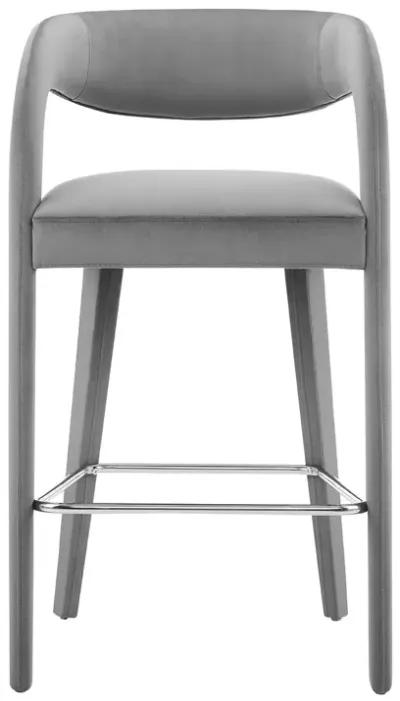 Pinnacle Performance Velvet Bar Stool Set of Two