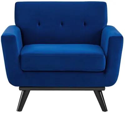 Engage Performance Velvet Armchair