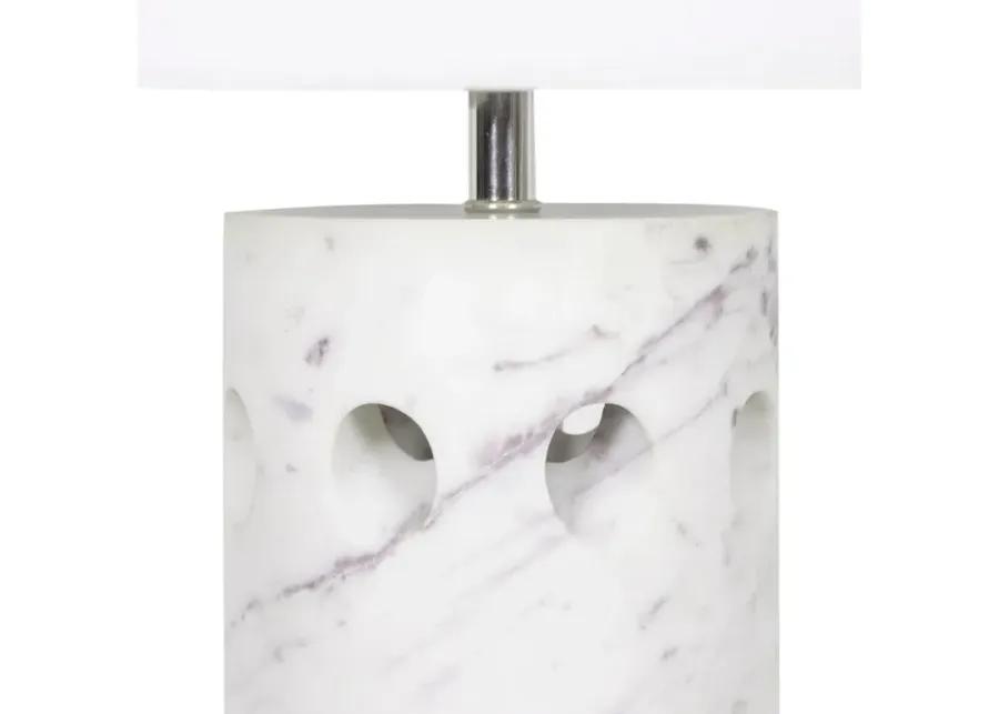 Odin Marble Table Lamp (White)