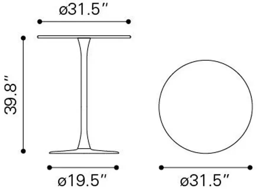 Soleil Bar Table Gray