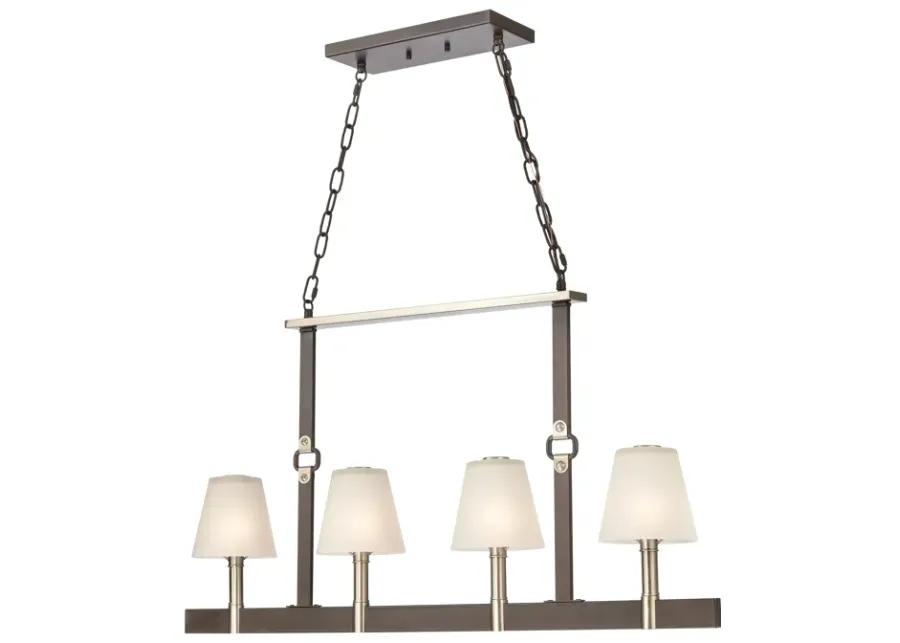 Armstrong Grove 36'' Wide 4-Light Linear Chandelier - Espresso