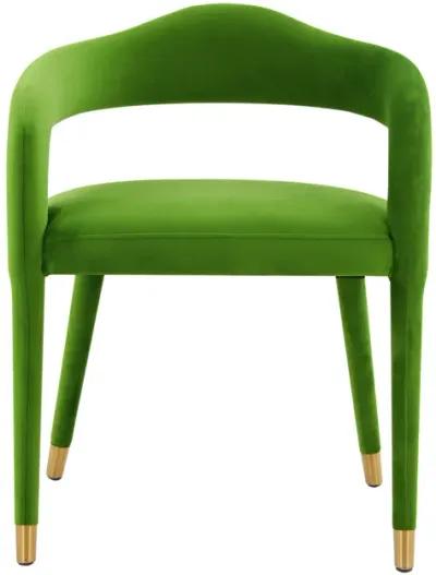 Lucia Green Velvet Dining Chair