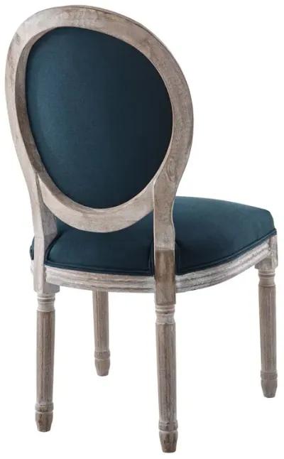 Arise Vintage French Upholstered Fabric Dining Side Chair