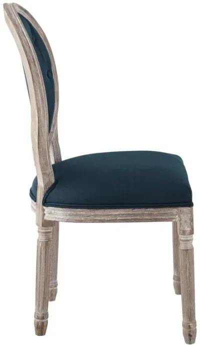 Arise Vintage French Upholstered Fabric Dining Side Chair