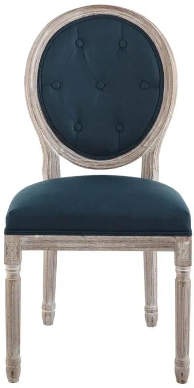 Arise Vintage French Upholstered Fabric Dining Side Chair