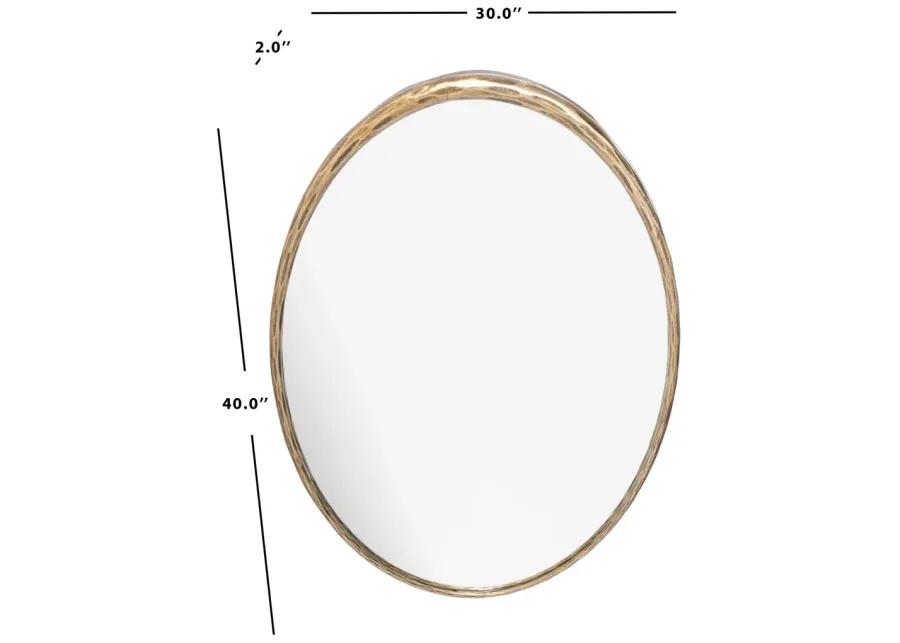 Jebediah Oval Metal Mirror