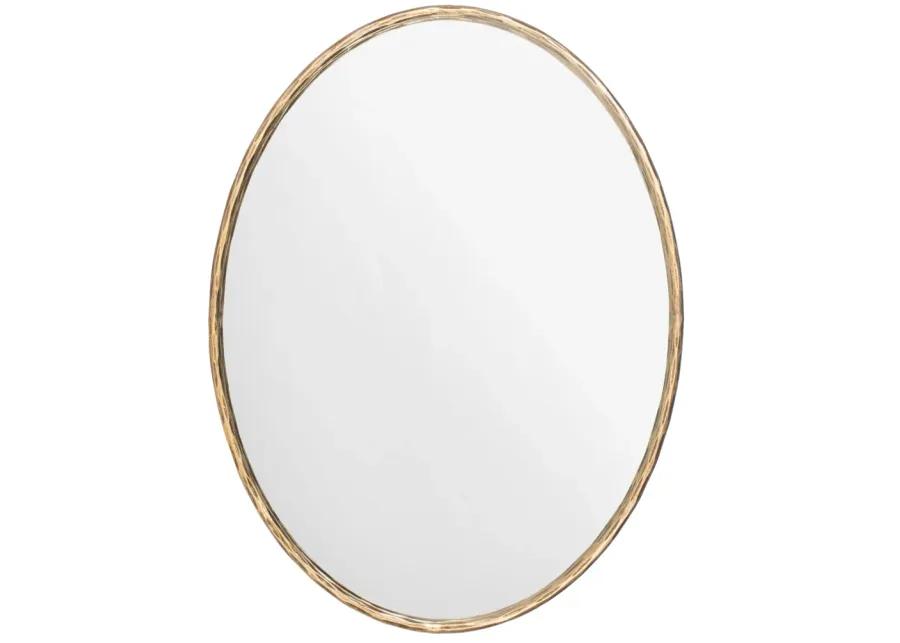 Jebediah Oval Metal Mirror