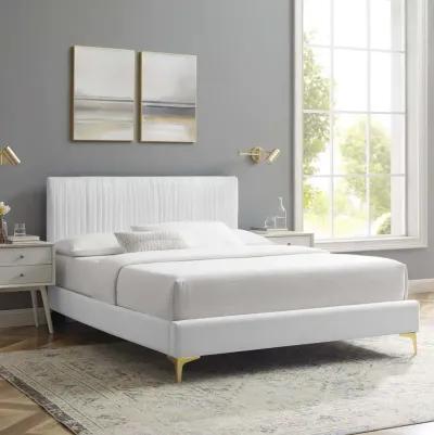 Peyton Performance Velvet Full Platform Bed